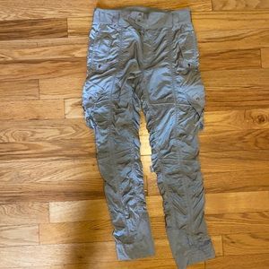 Ralph Lauren satin ruched pants